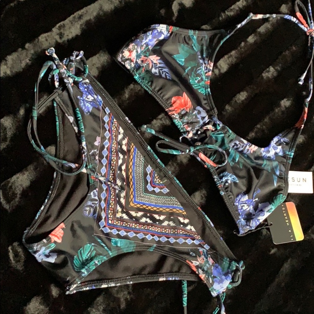 L.A. hearts baja tropic bikini set